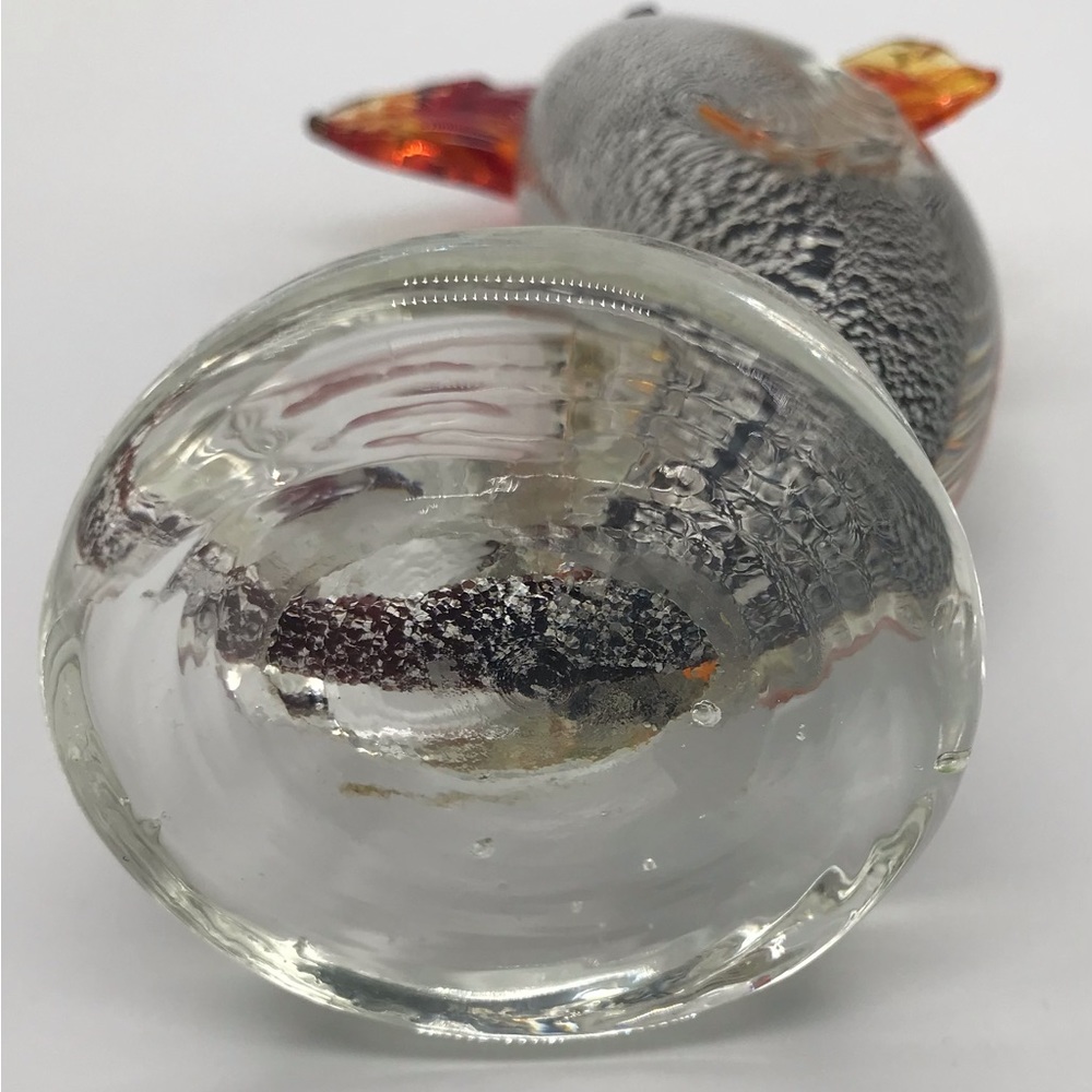 Vintage  Handblown Glass Rooster Figurine - Picture 3 of 3